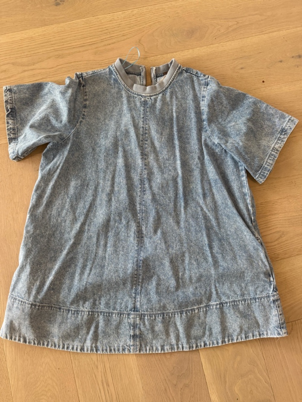 Free People harlow Light Blue Denim Mini Dress